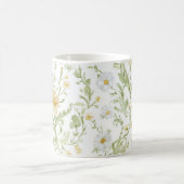 Crème Witte Bloemen Koffiemok (Center)