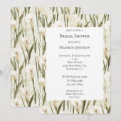 Crème Witte Calla Lily Floral Vrijgezellenfeest Kaart (Voorkant / Achterkant)