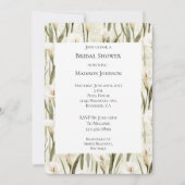 Crème Witte Calla Lily Floral Vrijgezellenfeest Kaart (Voorkant)