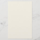 Crème Witte Effen Kleur Briefpapier (Achterkant)