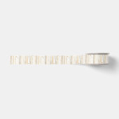 Crème Witte Harten Strepen Grosgrain Lint (Voorkant)