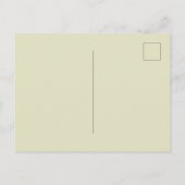 Crème Witte Nep Mand Vlechtwerk Briefkaart (Achterkant)