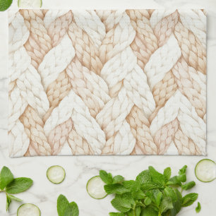 Crème Witte Weefsels Theedoek
