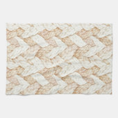 Crème Witte Weefsels Theedoek (Horizontaal)