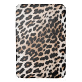 Crème Zwart Leopard Badmat (Voorkant Verticaal)