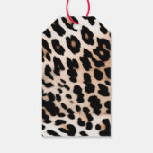 Crème Zwart Leopard Cadeaulabel (Achterkant)