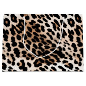 Crème Zwart Leopard Groot Cadeauzakje (Voorkant)