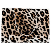 Crème Zwart Leopard Groot Cadeauzakje (Achterkant)