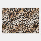 Crème Zwart Leopard Inpakpapier Vel (Voorkant 3)