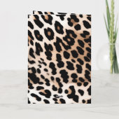 Crème Zwart Leopard Kaart (Achterkant)