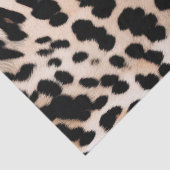 Crème Zwart Leopard Tissuepapier (Detail)