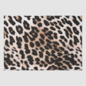 Crème Zwart Leopard Tissuepapier (Voorkant)