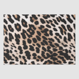 Crème Zwart Leopard Tissuepapier