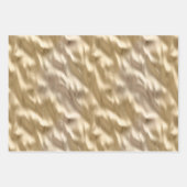 Crème Zwart Luipaard & Goud Inpakpapier Vel (Voorkant 2)