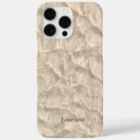 Crèmeachtig abstract zand onder water Case-Mate iPhone case (Achterkant)