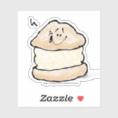 Crèmeblaasje Sticker (Vel)