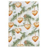 Crèmehartjes Kerstboomtakken Medium Cadeauzakje (Achterkant)