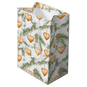 Crèmehartjes Kerstboomtakken Medium Cadeauzakje (Achterkant Gekanteld)