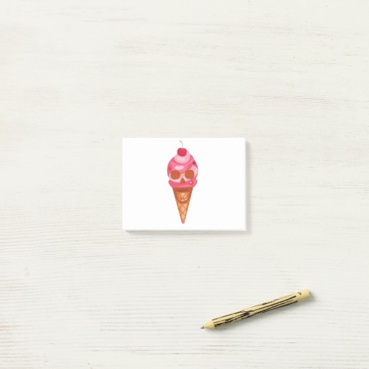 crèmeschuim post-it® notes (Op bureau)