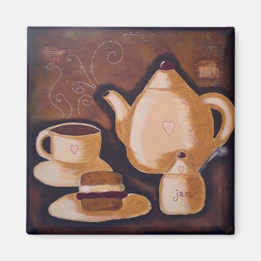 Crèmethee Magneet (Voorkant)