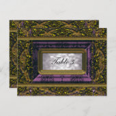 Crémieux Victoria Table Number Kaart (Voorkant / Achterkant)