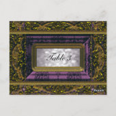 Crémieux Victoria Table Number Kaart (Achterkant)