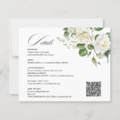 Cremige Bloemige Eucalyptus QR-code Details Bruilo (Voorkant)