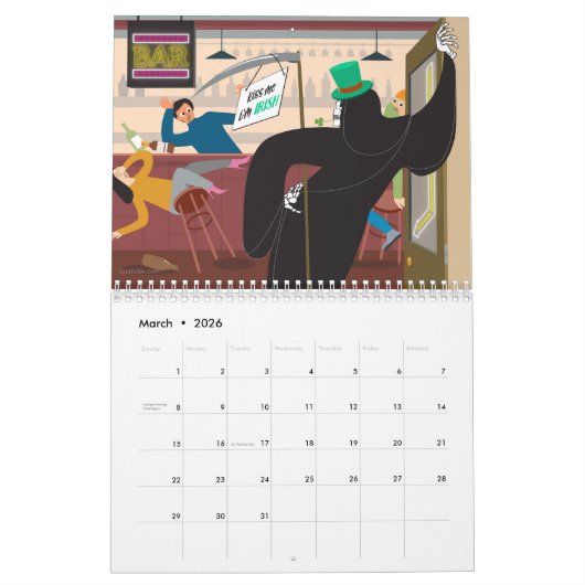 Cremstar Grim Kalender - 2025 (Mar 2026)