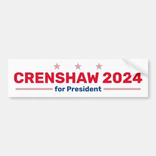 Crenshaw 2024 bumpersticker (Voorkant)