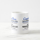 Crenshaw Bros Geparfumeerde Embalming Fluid Promo Koffiemok (Center)