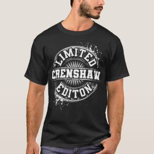 CRENSHAW Funny Surname Family Tree Birthday Reunio T-shirt
