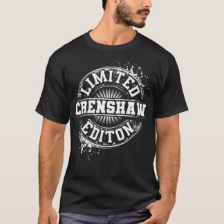 CRENSHAW Funny Surname Family Tree Birthday Reunio T-shirt