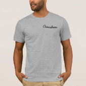 Crenshaw Grey TShirt Striped Football Sleeve (Voorkant)