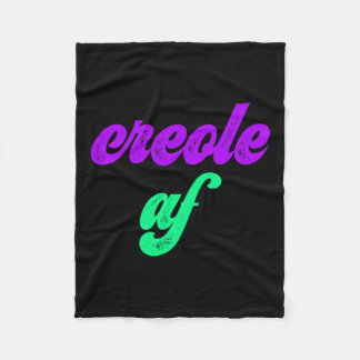 Creole Af Mardi Gras Louisiana Pride Gift T-shirt Fleece Deken