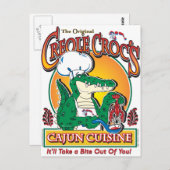 CREOLE-CROC BRIEFKAART (Voorkant / Achterkant)