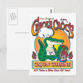 CREOLE-CROC BRIEFKAART (Voorkant / Achterkant)