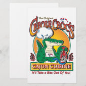 CREOLE-CROC BRIEFPAPIER (Voorkant / Achterkant)