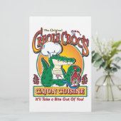 CREOLE-CROC BRIEFPAPIER (Staand voorkant)