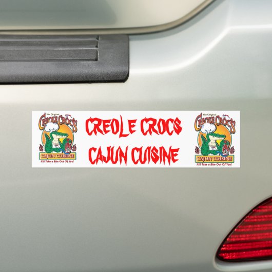CREOLE-CROC BUMPERSTICKER (Op auto)