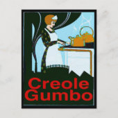 Creole Gumbo Cook Briefkaart (Voorkant)