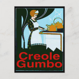 Creole Gumbo Cook Briefkaart