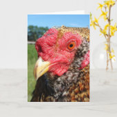 Creole Rooster Kaart (Gele Bloem)