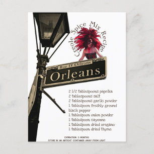 Creole Spice Mix Recipe   BRIEFKAART