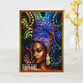 Creooldame Kaart (Gele Bloem)