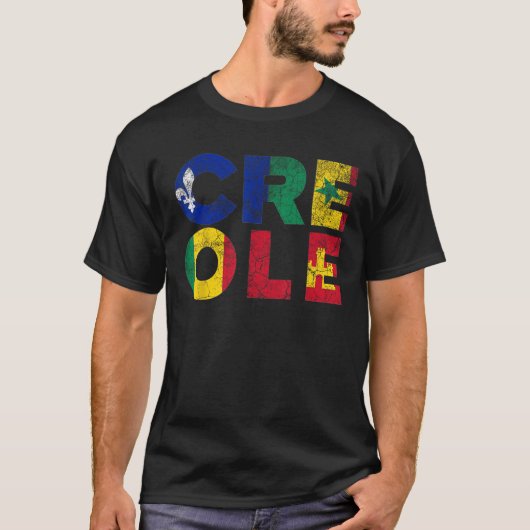 Creoolse Vlag T-shirt (Voorkant)