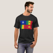 Creoolse vlag t-shirt (Voorkant volledig)