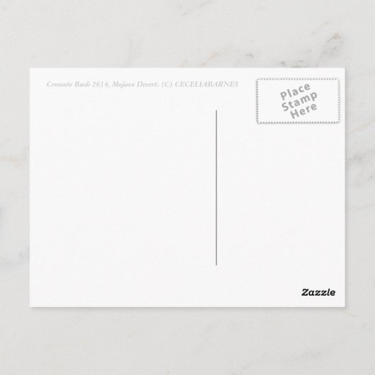 Creosoot-Struik 2614 Briefkaart (Achterkant)