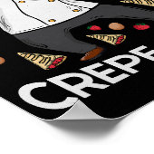 Crêpe Chef Crepes Lover Gift Mannen Crêpe Poster (Hoek)