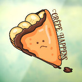 Crêpe Happens Pun Raamsticker (Vel 3)