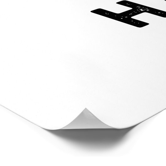 Crepe is er grappig van poster (Hoek)